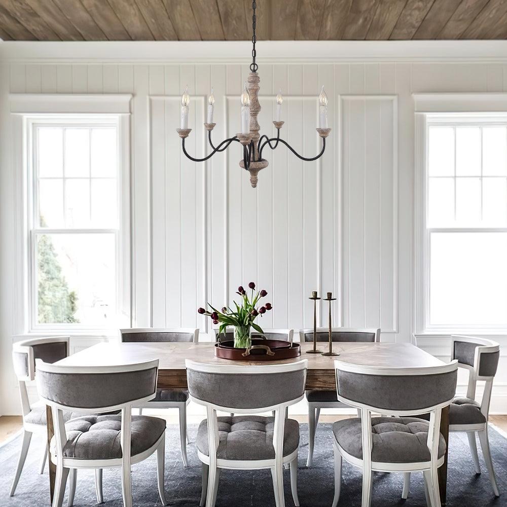 Shabby Candle Chandelier