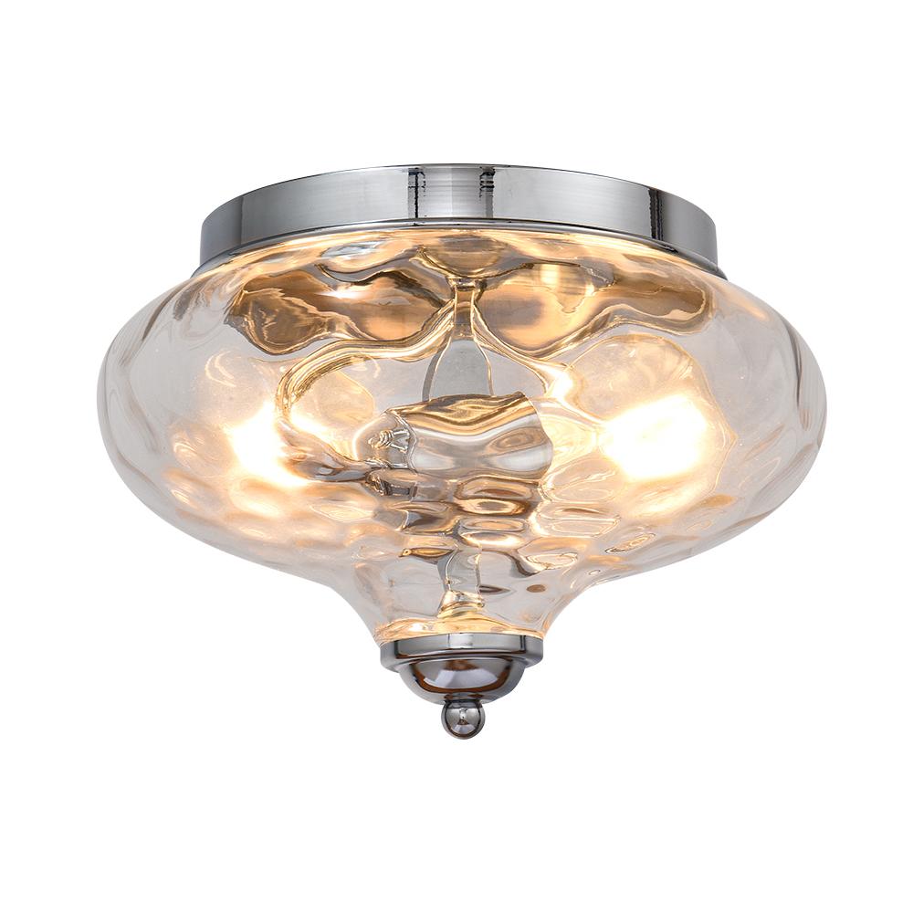Glass Flush Mount Ceiling Light